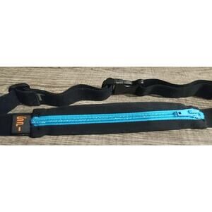 SPIbelt Black Zippered Trail Running Belt Marathon Fanny Pouch 24-47” Waist Pack